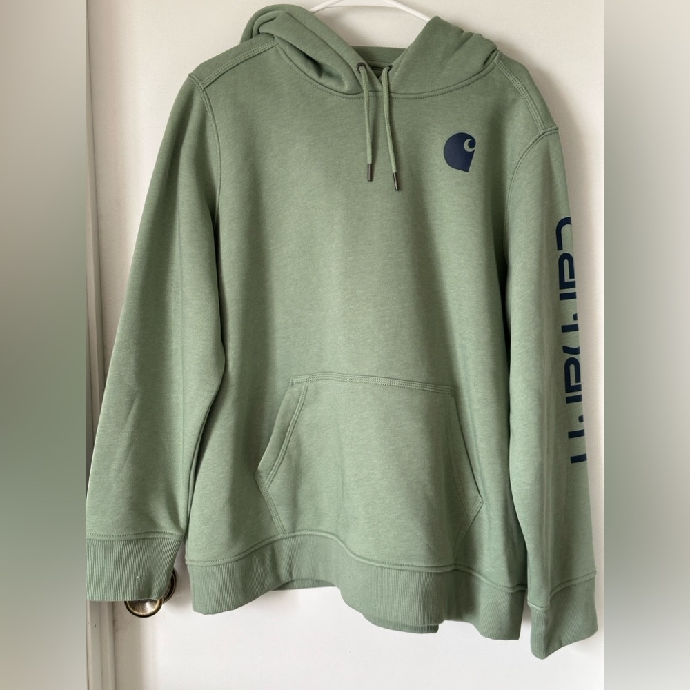 Carhartt women’s sage green hoodie 2X
